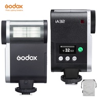 Godox iA32 Mini Camera Flash Up to 490 Full-Power Flashes 6200K CCT Manual Flash for Various Camera 