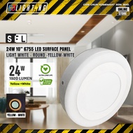 SFL LED SURFACE PANEL LIGHT (6755) WHITE [24W] 10" (ROUND)