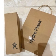 Paperbag and hydroflask tumbler box