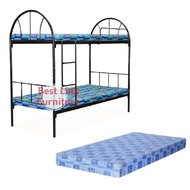 LZD BEST LINK FURNITURE Double Decker Bed With Plywood And Mattress