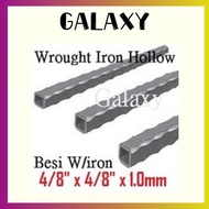 Wrought Iron Hollow 4/8" x 4/8" x 1.0mm Thickness / Mild Steel ( BESI ) Square Hollow Besi Iron Besi