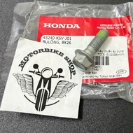 Genuine 8x26 rear oil pig bolt sh 2013-2025 43240KSVJ01