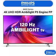 Philips 55 65 Inch 4K UHD HDR Ambilight Google TV 120Hz 55PUT8808/68 65PUT8808/68 55PUT8808 65PUT8808
