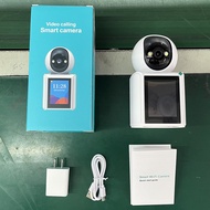 Kamera Pengawasan WiFi Tanpa Wayar ICsee untuk Dalaman Rumah, Pemantau Bayi, Panggilan Satu Klik, Pe
