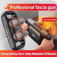 Massage Gun 4-Heads Percussion Massager Gun 20KG & 6 Massage Modes Portable Professional Muscle Rela