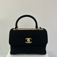 CHANEL黑佳績布金釦Trendy CC