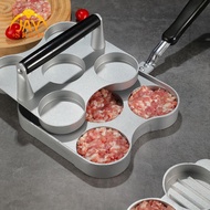 [Jaydgeroajf]Round Patty,Stuffed Burger for Making Patter-Meat Patty Maker, Hamburger Patty Maker, P