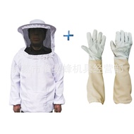 ST-🚤Beekeeping【Anti-bee suit】Bee Hat One-Piece Sheepskin Gloves Bee Tools Export Bee Clothes Processing Customization PA