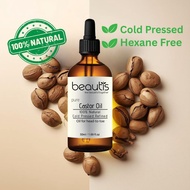 Castor Oil 100% Natural Cold Pressed Carrier Oil Hexane Free Eyelashes /Acne /hair growth / Caster O