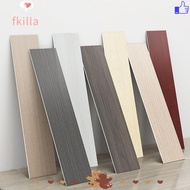 FKILLA Skirting Line, Wood Grain Living Room Floor Tile Sticker, Home Decor Waterproof Windowsill Self Adhesive Corner Wallpaper