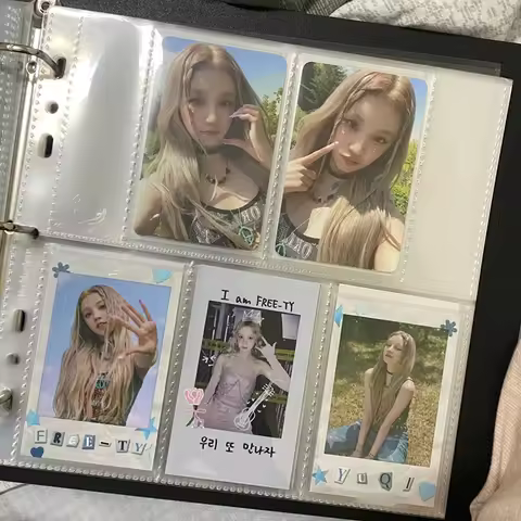 4/5/9 Grids Photocard Binder Kpop Photocard Binder Photo Album Home Decor Card Collection Book Poka 