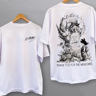 เสื้อยืดอะนิเมะ 40 Years Dragon Ball Akira Toriyama RIP White Shirt S-5XL