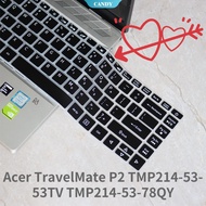 For Acer TravelMate P2 TMP214-53-53TV TMP214-53-78QY KS Laptop Keyboard Silicone Protective Film Ski