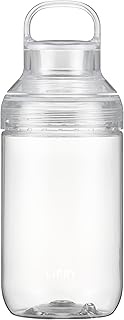 OSK LIPPY BC-700 Water Bottle, 23.7 fl oz (700 ml), Clear, Made in Japan, Easy to Clean, Handle and 