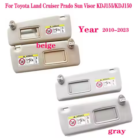 For Toyota Land Cruiser Prado Sun Visor KDJ155/KDJ150 2010-2023 Compatible with Makeup Mirror 743106