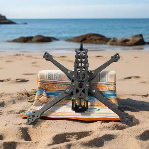 FlyFishRC FIFTY5 Frame Kit T700 carbon fiber Compatible with DJI O3 O4 Air Unit Pro for RC FPV Frees