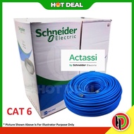 Hotdeal 50m / 100m Schneider Cat6 Full Copper Network Cable - Terminated With Cat6 RJ45 Connector  -