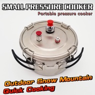 High Pressure Cooker Outdoor Camping Cooker Mini Pressure Cooker 304 Stainless Steel Cooker Picnic C