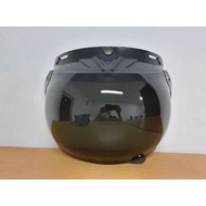 Bogo RETRO BUBBLE Convex Helmet Glass || Gtr ORIGINAL SMOKE Convex Helmet Glass ||