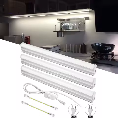1/2/3/4/5PCS 29cm Kitchen Lighting LED Under Cabinet Light T5 Tube Lamp White/Warm White Warehouse L