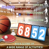 MAYSHOW Digital Scoreboard, Multiple Sports Multipurpose Table Scoreboard,  Outdoor Sports Score Kee