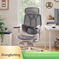 Chair Black & White Ergonomic E3 Structural Master Pro Ergonomic Chair Computer Sedentary Gaming Cha
