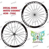 Mavic Cosmic SL Sticker 3cm Width Sticker Decal Rims Rims Roadbike Fixedgear 700c