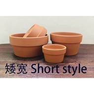 [Pot] Terracotta Pot Larger size Short style 较大款式陶瓷多肉花盆矮款 By Hao Hao