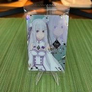 SP Re:zero Emilia metal wafer card