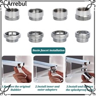 ARREBUL Faucet Adapter Set, With Washer Metal Water Filter Adapter,  18/20/22/24mm To 22mm Tap Aerat