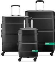 Now Hardside Luggage with Spinner Wheels, Black, 3 Piece Set 19/23/27 Inch, Black, 3 Piece Set 19/23/27 Inch, Now! Hardside Luggage With Spinner Wheels