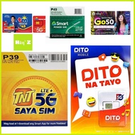 ◐ ✙ Smart/TNT/Globe/Dito/TM/LTE Ready Upgrade Sim Cards