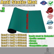 Anti-Static Rubber ESD Mat, rubber sheet, rubber mat 2mmT x 1mW (200mm to 600mm VARIOUS LENGTH)