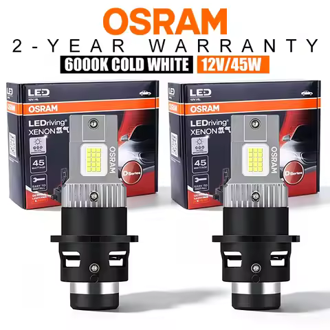 OSRAM D2S D4S LED Light Bulb 90W High Power D4S D2S LED CANbus Error Free 1:1 HID Xenon Upgrade Kit 