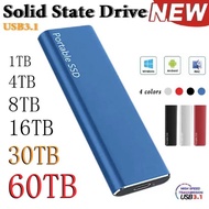 SSD External Hard Drive 1TB 2TB High Speed Solid State Hard Disk Type-C USB 3.0 Electronics for Lapt