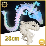 3D Articulated Dragon Toy Fidget Toy Crystal Dragon Articulation Article Dragon Model