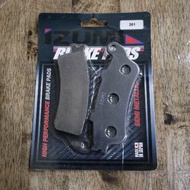 HONDA MOTORCYCLE BRAKE PADS ~ REAR GL 1800 GOLDWING (11MM), F6B GOLDWING