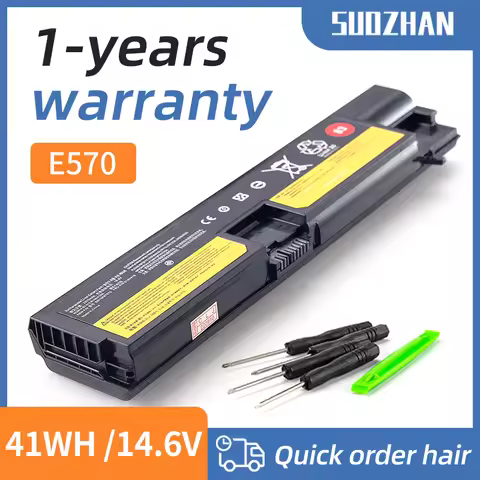 SUOZHAN 01AV414 Laptop battery For lenovo Thinkpad E570 E570C E575 01AV417 01AV418 SB10K97571 SB10K9