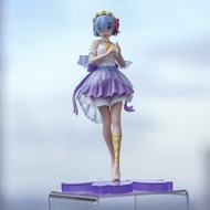 Amethyst Rem & Ram Figure from Re:Zero - Starting Life in Another World Angel-themed Purple Resin St