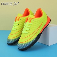 【Huieson】รองเท้าฟุตบอลรองเท้าหัวเล็ก,รองเท้าผ้าใบสำหรับเด็กนักเรียนรองเท้าวิ่งกลางแจ้งรองเท้าวิ่งรองเท้าหนังพื้นสนามหญ้าสำหรับเด็ก