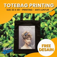 KAPALHARUM printed tote bag custom tote bag drill tote bag single tote bag blacu tote bag simple tot