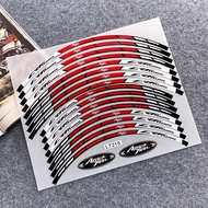 FDQCH Front 21 Rear 18 Motorcycle Wheel Hub Reflective Rim Stickers Decals Accessories for HONDA CRF