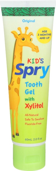 Xylitol Baby Toothpaste, Natural Toddler Toothpaste, Fluoride Free Toothpaste for Kids, Xylitol Toot