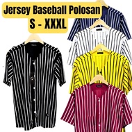 Plain Baseball Jersey for Men and Women, dryfit Material, SML 2XL 3XL 5XL - Plain Baseball Jersey - 