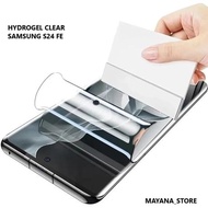 L- 0001 Hydrogel Clear 1 SET Front + Rear SAMSUNG A56 A36 A26 A16 S24 FE, S24 23 21 20 ULTRA, NOTE 2