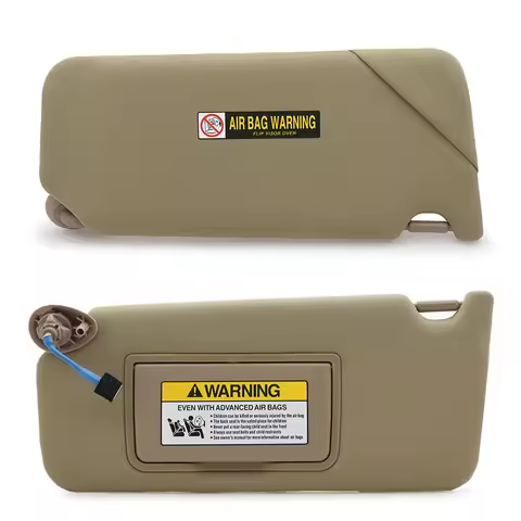 Beige Sunvisor Left Right Side Driver Passenger Side Car Sun Visor Shade For Honda Accord 2008 2009 