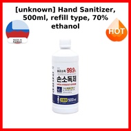 [unknown] Hand Sanitizer, 500ml, refill type, 70% ethanol / Korean Hand Sanitizer / 70% Ethanol / 10