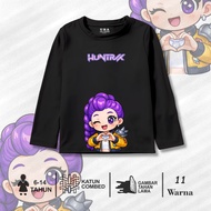 Rumi Kpop Demon Hunter Shirt 6 - 14 Years Cotton Combed Rumi Love Long Sleeve Girls' T-Shirt