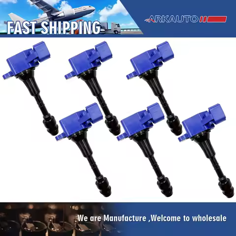 6PCS ARKAUTO Performance Ignition Coil UF349 22448-8J115 for NISSAN MAXIMA ALTIMA PATHFINDER QUEST G