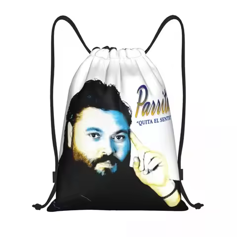 Custom Vicente De Castro Parrita Drawstring Bags Men Women Lightweight Spanish Flamenco Singer Sport